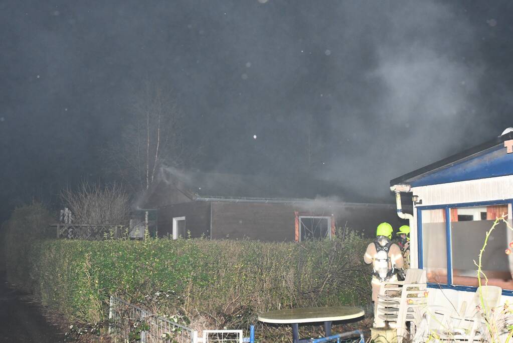 Chalet verwoest na brand