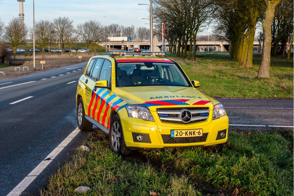 Auto's zwaar beschadigd na ongeval
