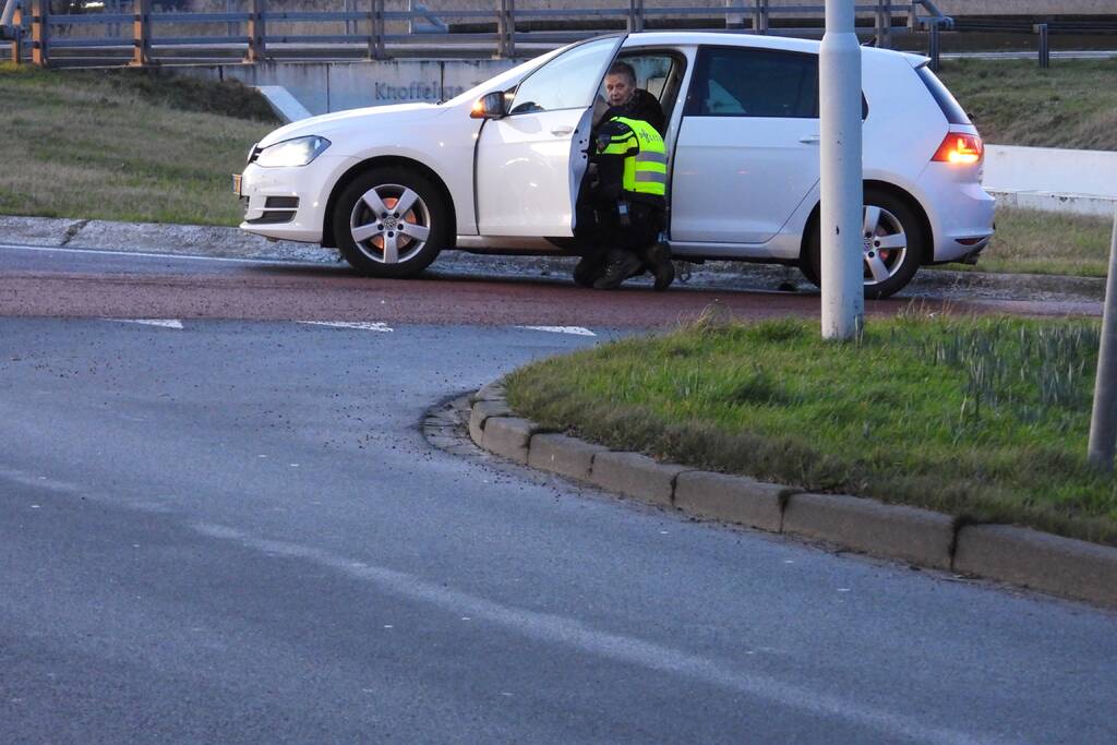 Fietser gewond na aanrijding met personenauto