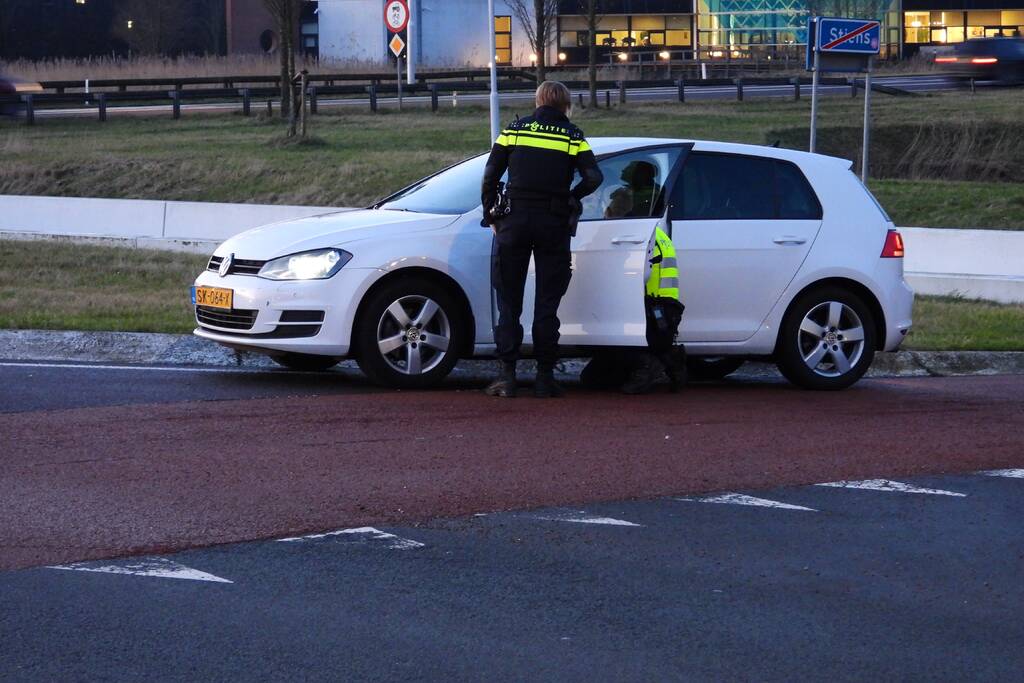 Fietser gewond na aanrijding met personenauto
