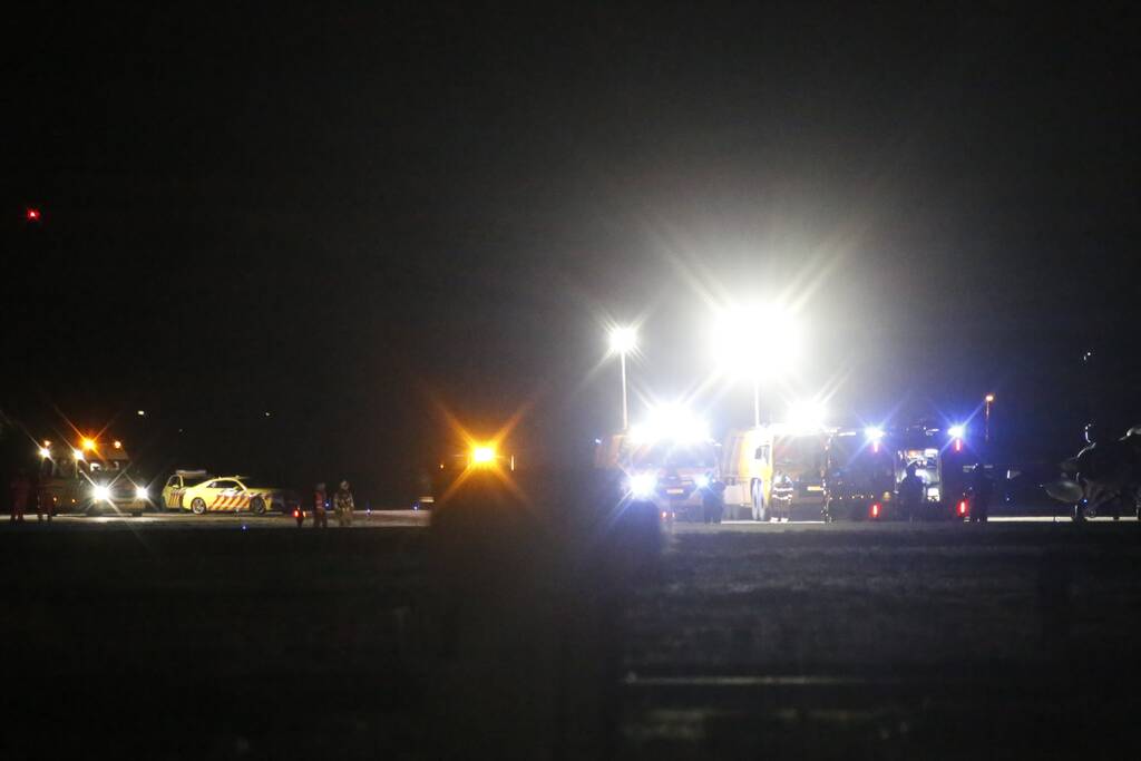 Veel hulpdiensten opgeroepen voor vliegtuigongeval