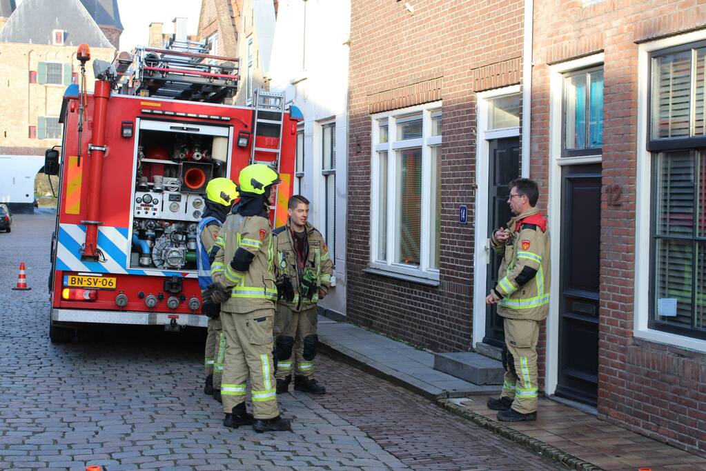 Gaslek ontstaan in woning