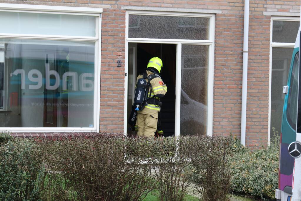 Gasleiding geraakt bij werkzaamheden in woning