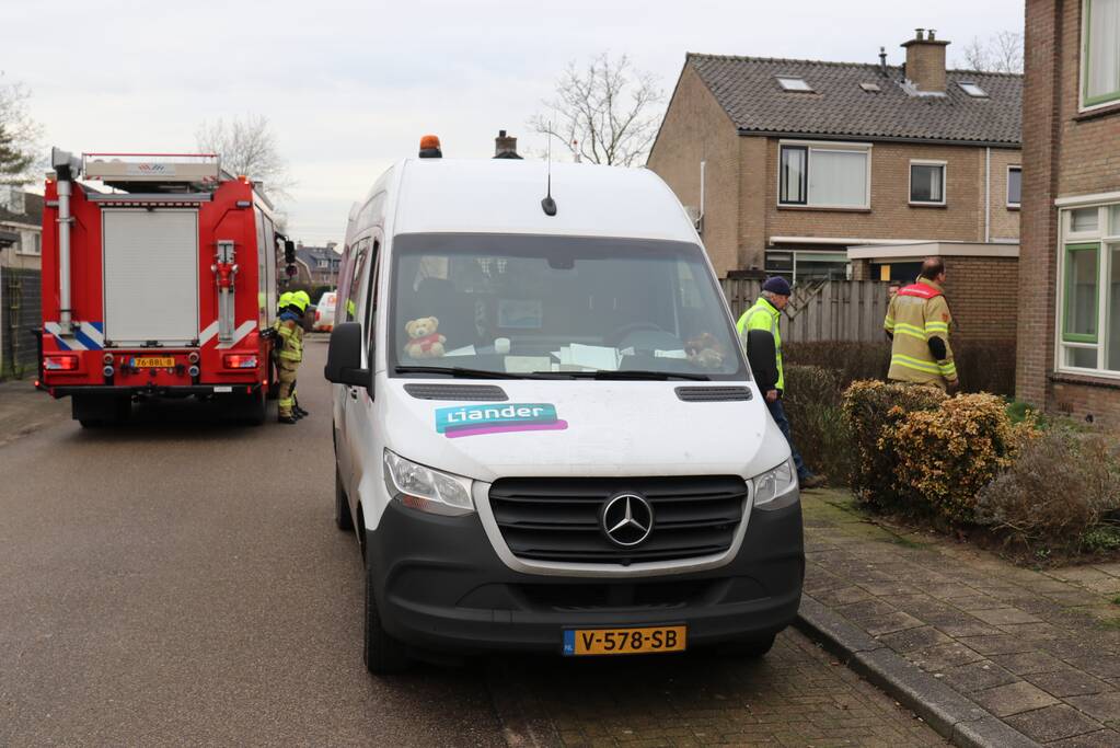 Gasleiding geraakt bij werkzaamheden in woning