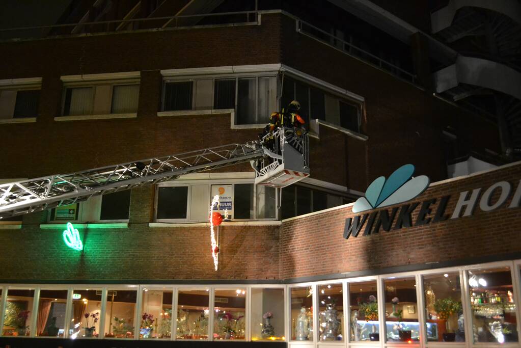 Rookontwikkeling in keuken chinees restaurant