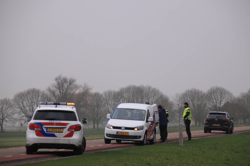 Fietser gewond na aanrijding