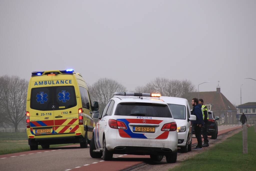 Fietser gewond na aanrijding