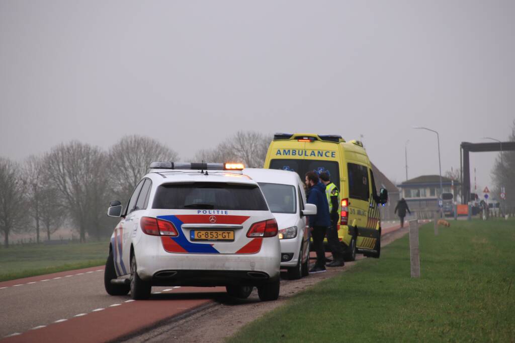 Fietser gewond na aanrijding