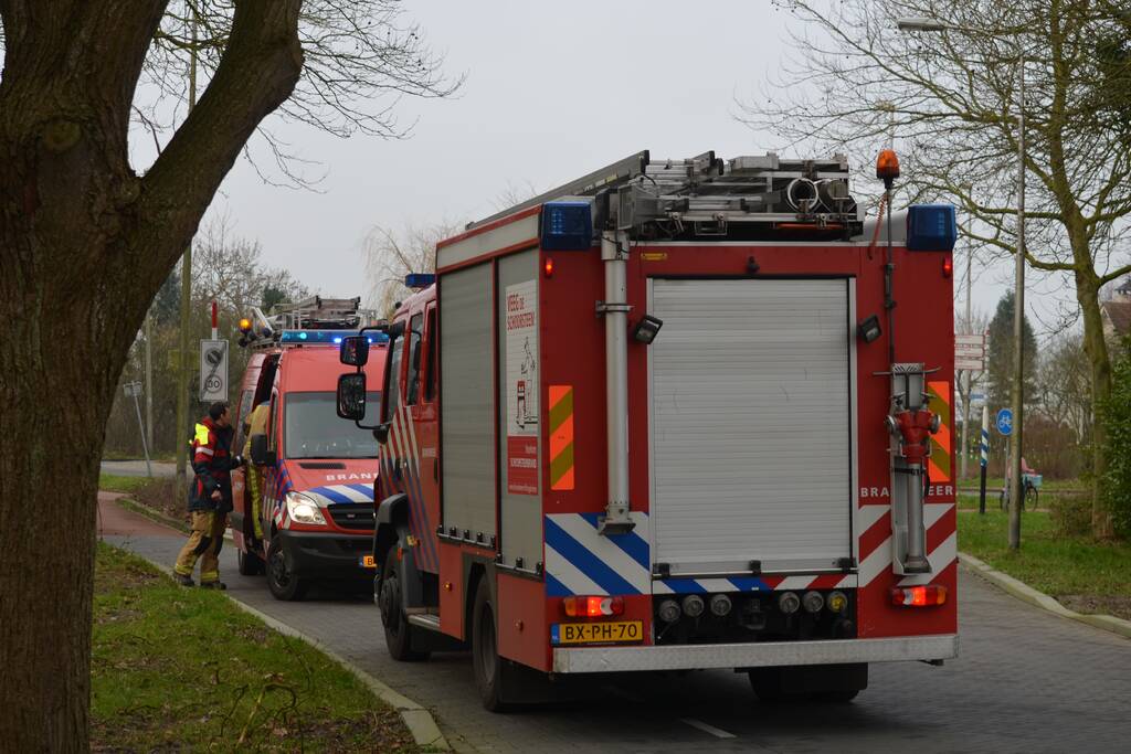 Brandweerduikers zoeken naar mogelijk persoon te water