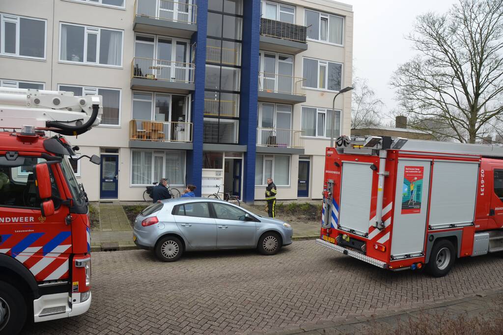 Pan met vet vat vlam