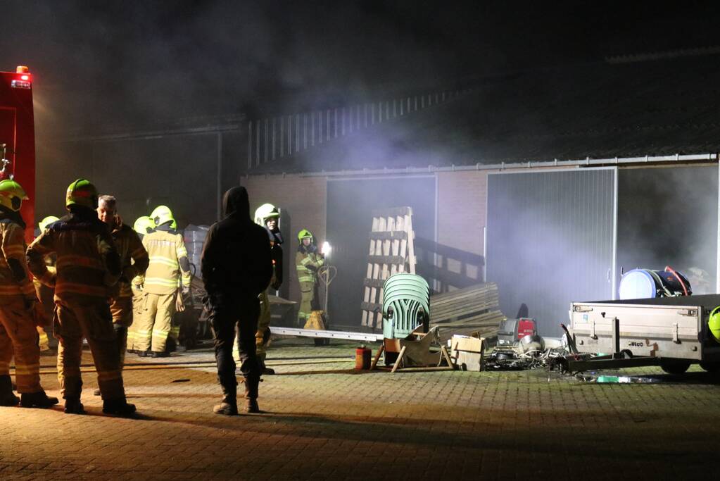 Kalfje overleden bij brand in schuur