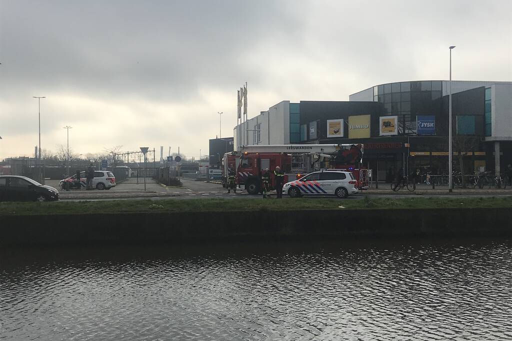 Veel rook bij kortsluiting in een roltrap