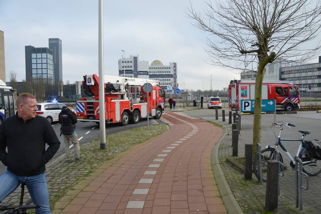 Veel rook bij kortsluiting in een roltrap