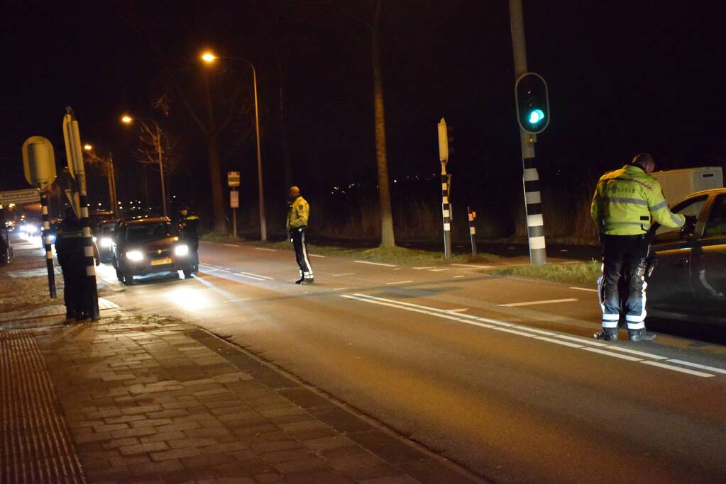 Politie houdt alcohol controle
