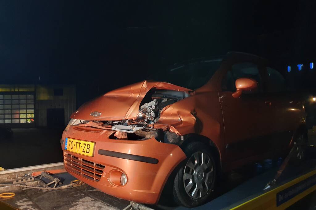 Auto verdwenen na ongeval in de beruchte bocht