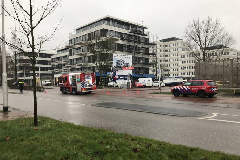 Gasleiding geraakt tijdens graafwerkzaamheden