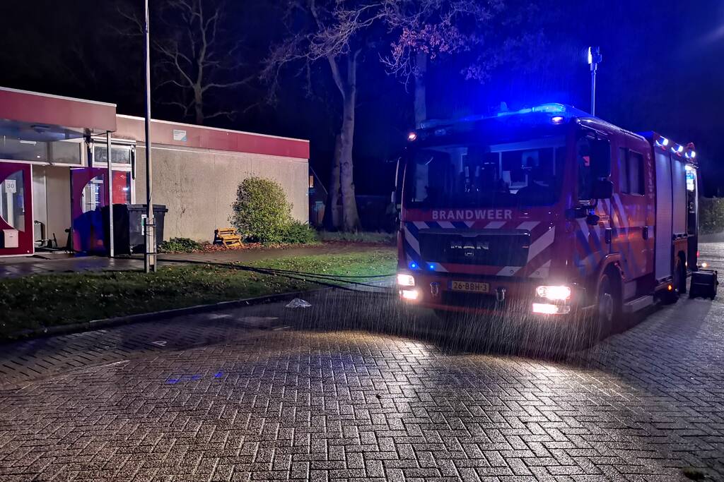 Brand in school 't Palet