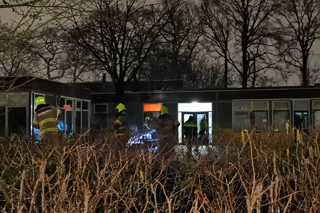 Brand in school 't Palet