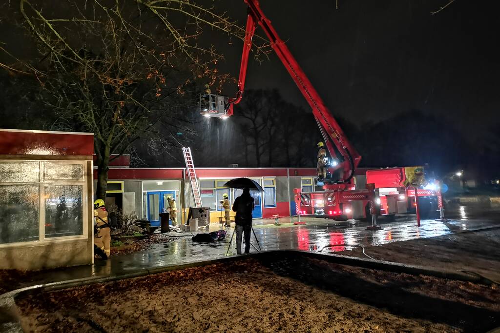 Brand in school 't Palet