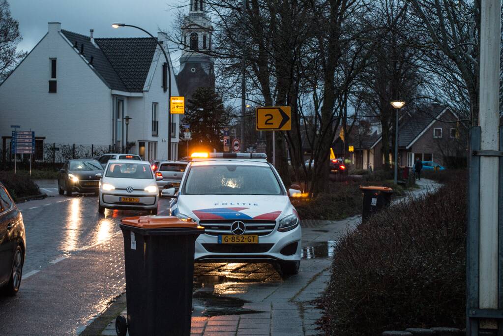Flinke verkeershinder door brand in busje
