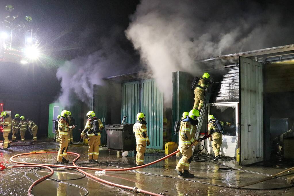 Mobilisatiecomplex in brand