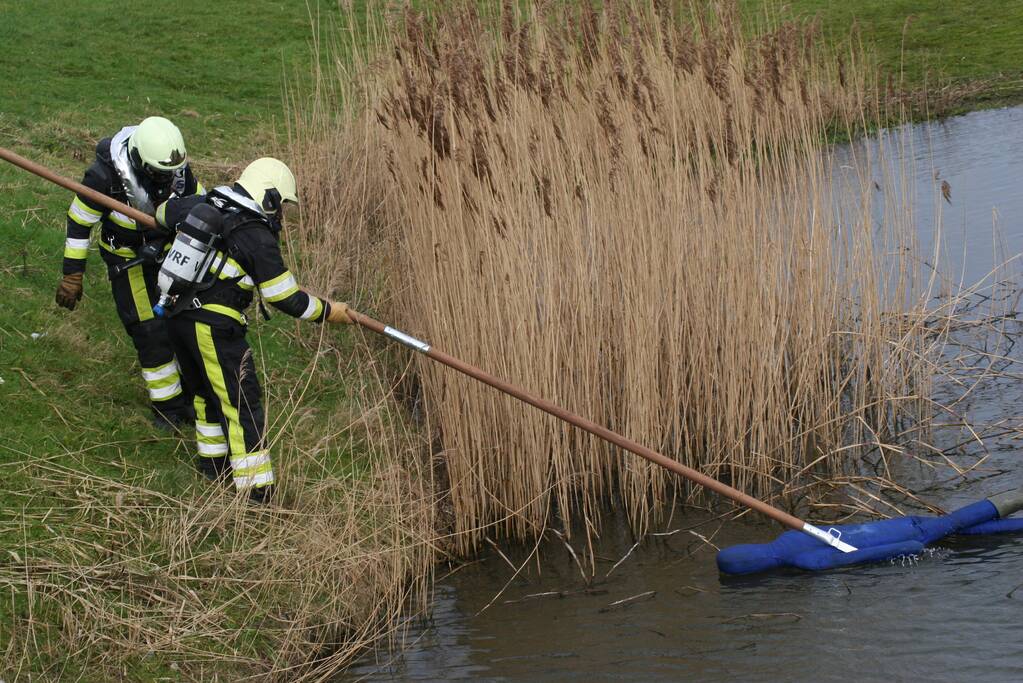 Veel bekijks bij brandweeroefening