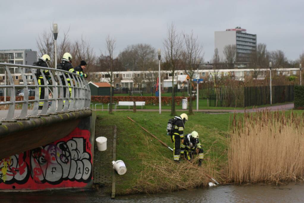 Veel bekijks bij brandweeroefening