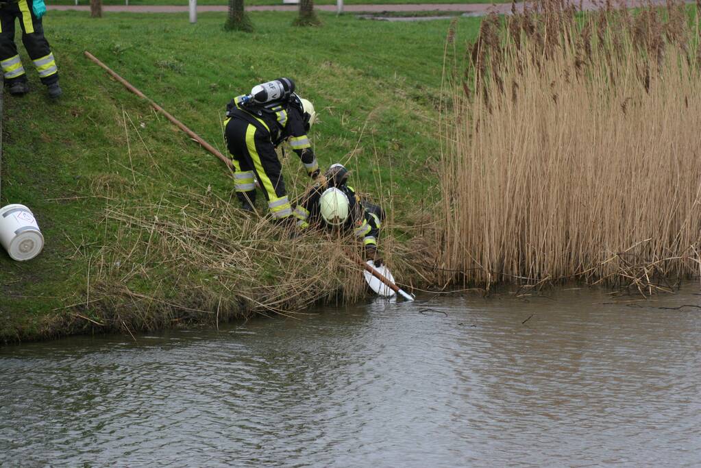 Veel bekijks bij brandweeroefening