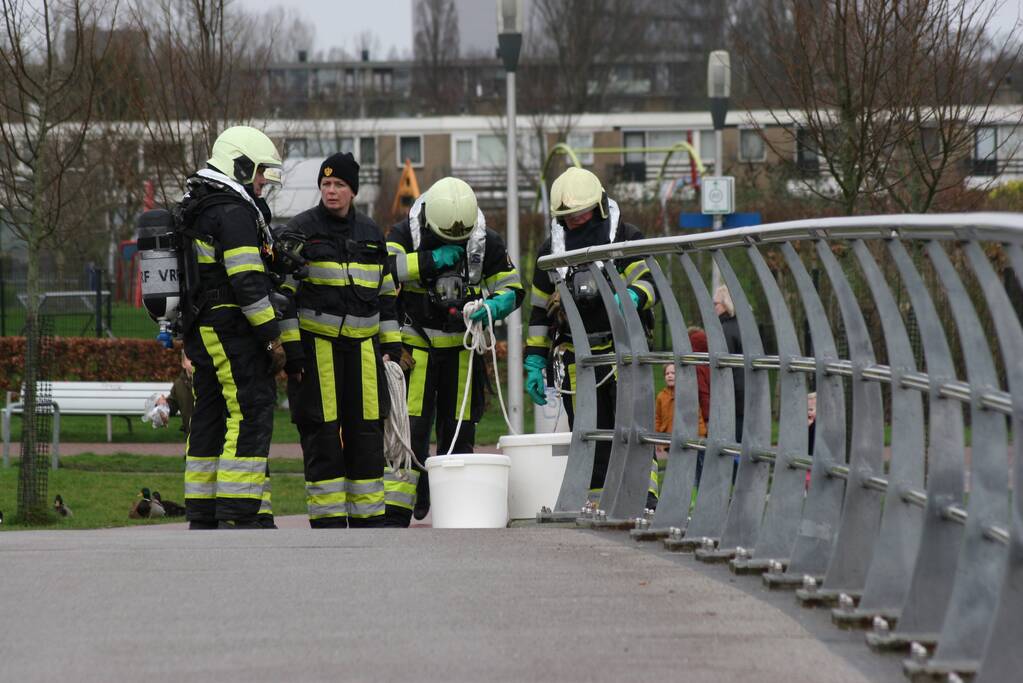 Veel bekijks bij brandweeroefening