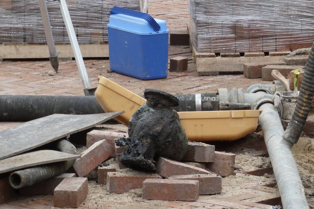 Object aangetroffen bij graafwerkzaamheden