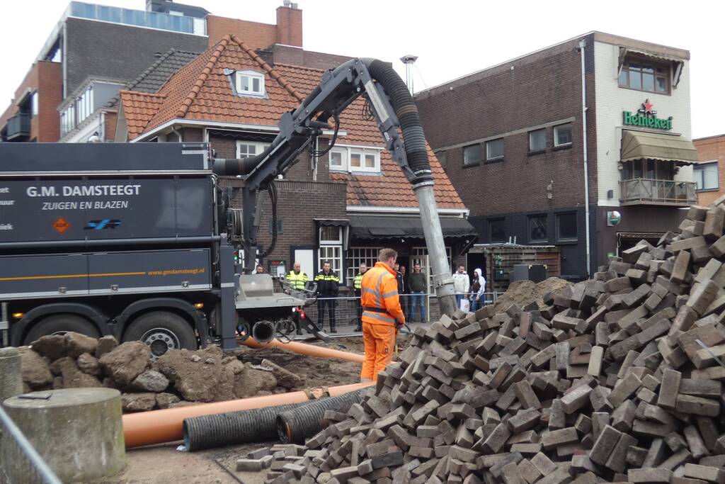 Object aangetroffen bij graafwerkzaamheden