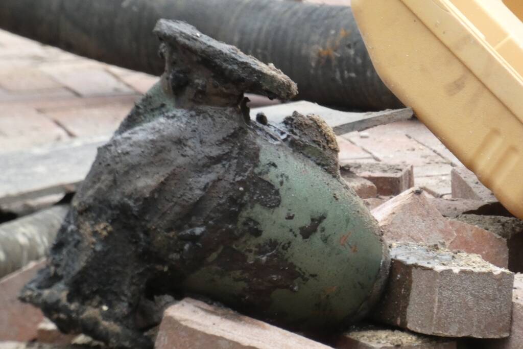 Object aangetroffen bij graafwerkzaamheden
