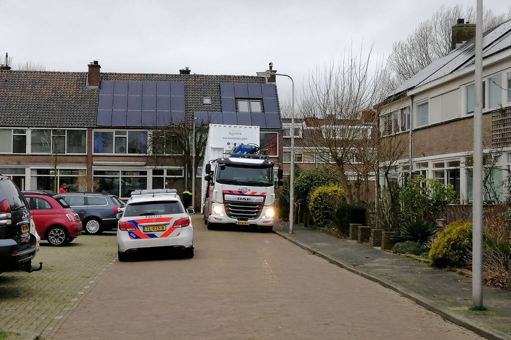 Man (82) overleden door brand in garagebox