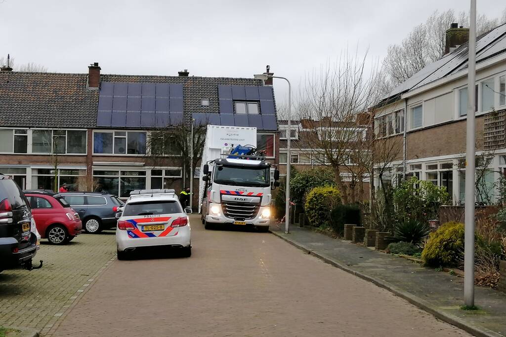 Man (82) overleden door brand in garagebox