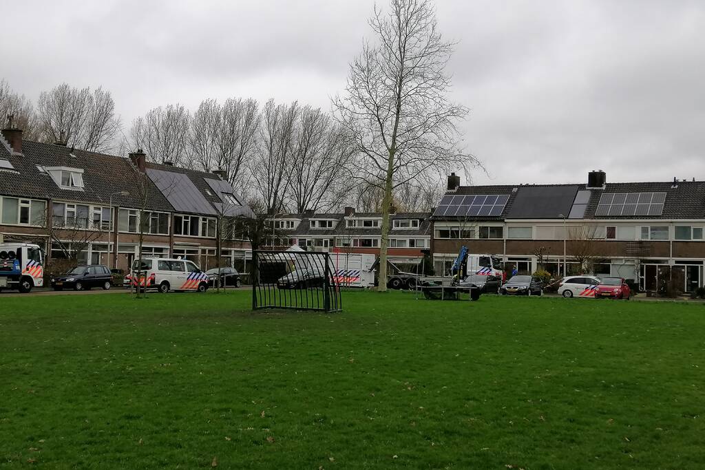 Man (82) overleden door brand in garagebox