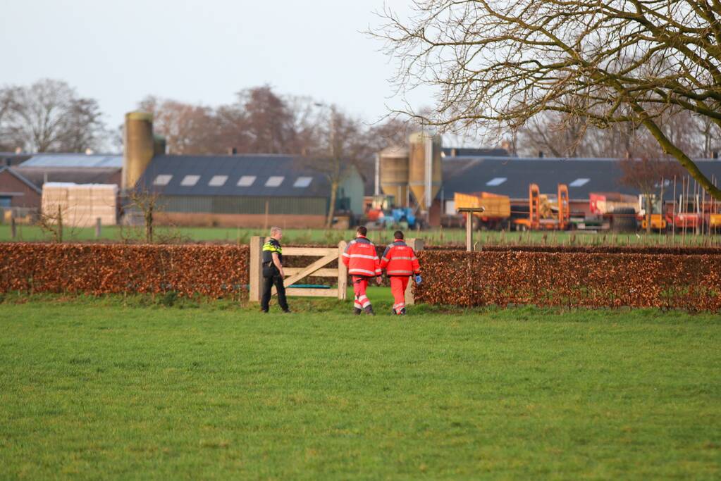Traumahelikopter landt voor zwaargewonde jongen