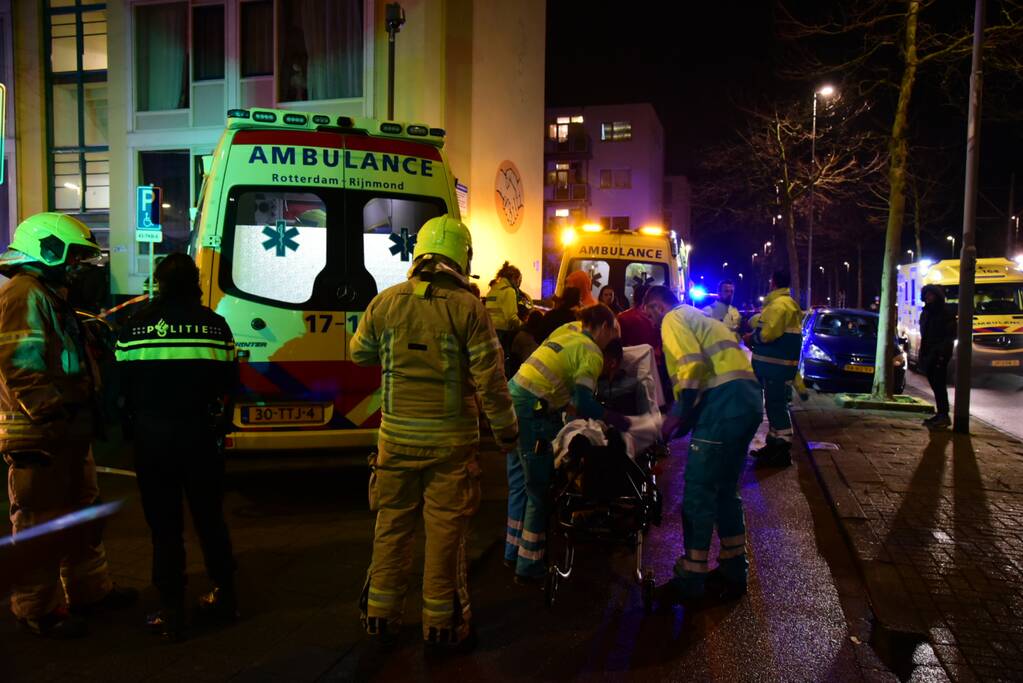 Meerdere gewonden bij brand in portiekflat