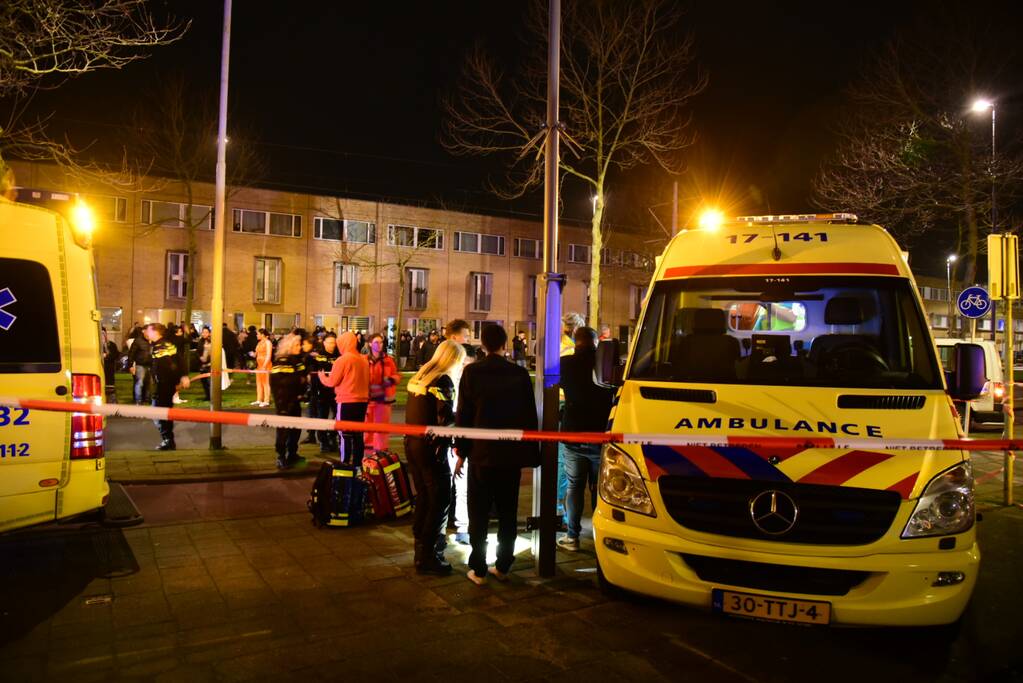 Meerdere gewonden bij brand in portiekflat