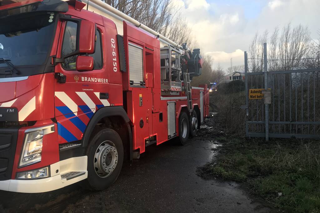 Opnieuw brand in leegstaande loods Schuurmans