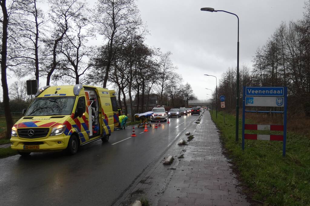 Brommerrijder gewond na val