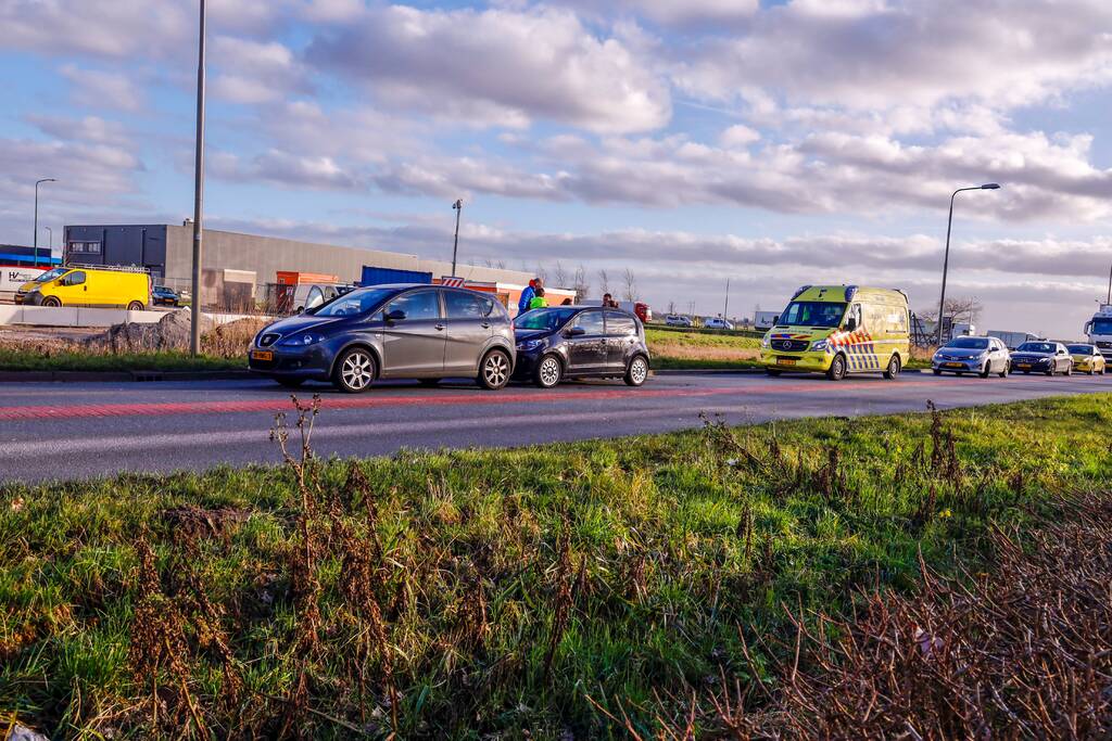 Gewonde bij kop-staartaanrijding