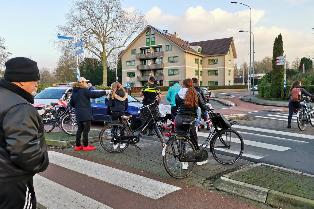 Fietser gewond na aanrijding met auto