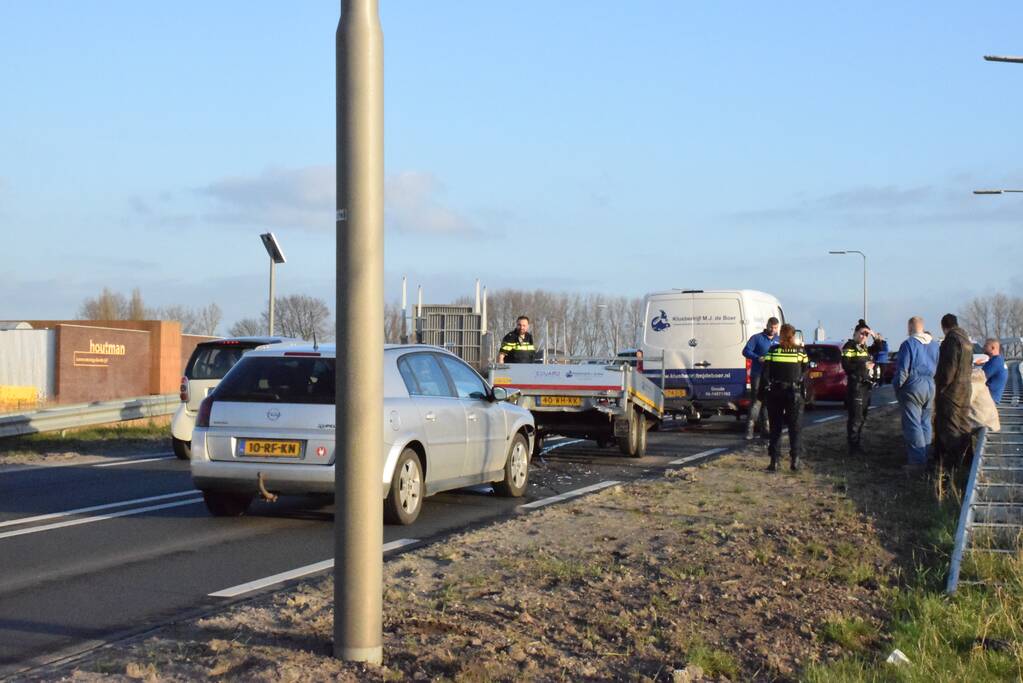 Forse schade na kop-staart aanrijding