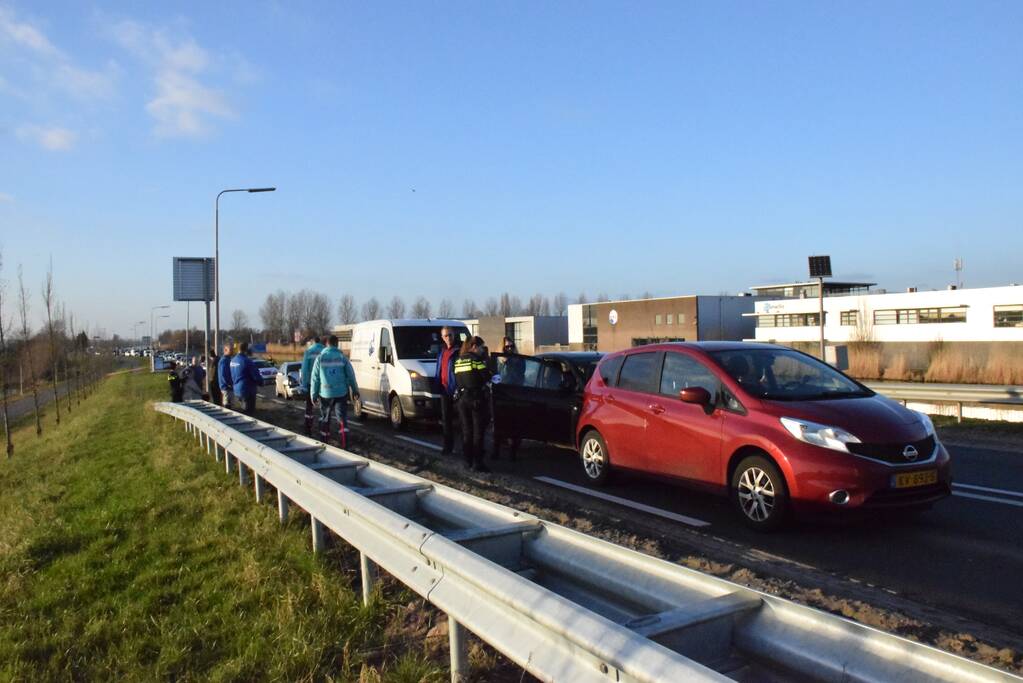 Forse schade na kop-staart aanrijding