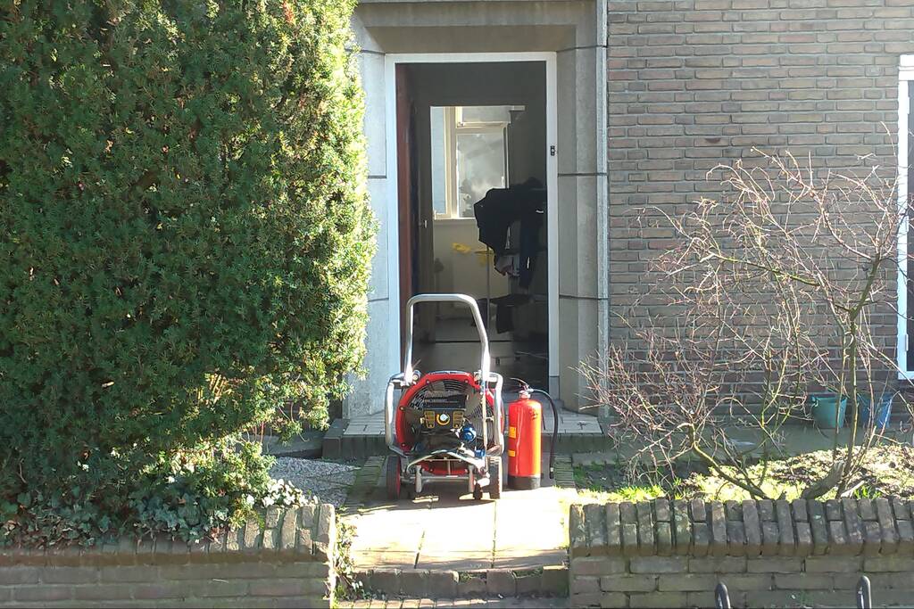 Aangebrand eten zorgt voor brand in woning