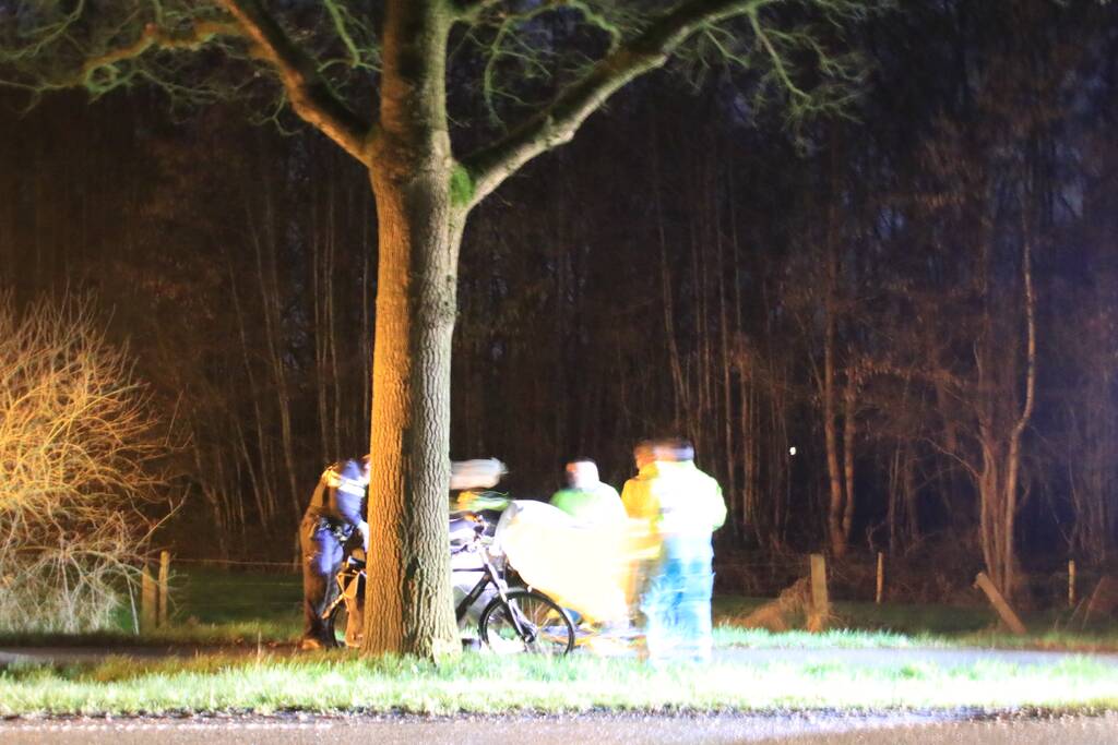 Fietser gewond na val