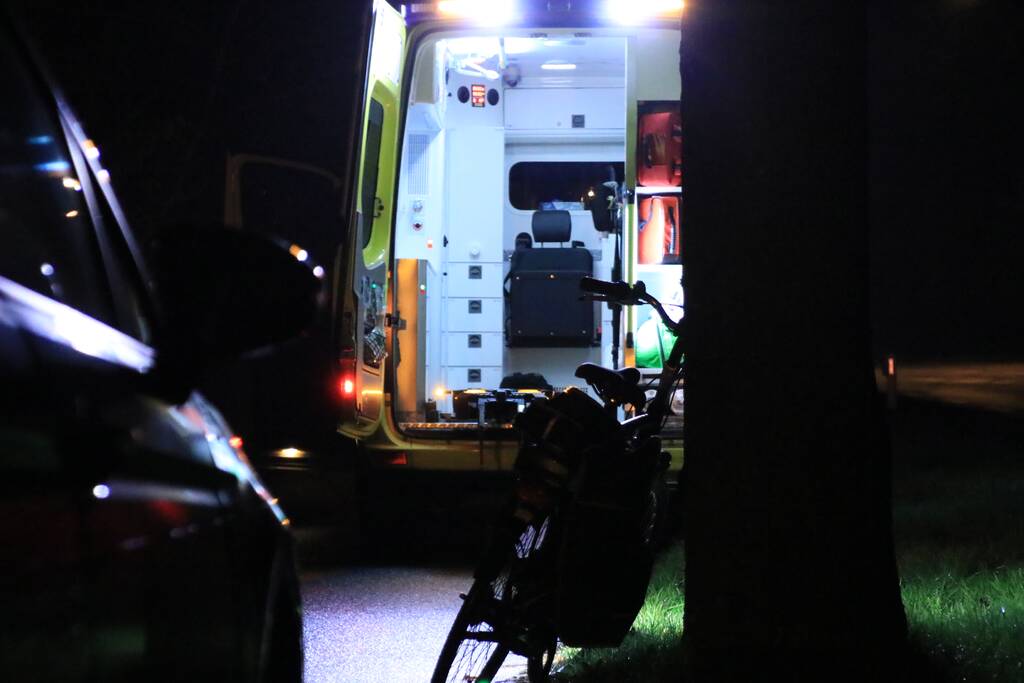 Fietser gewond na val