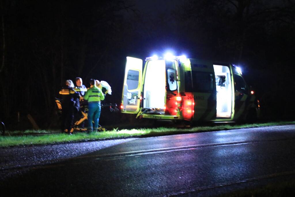Fietser gewond na val