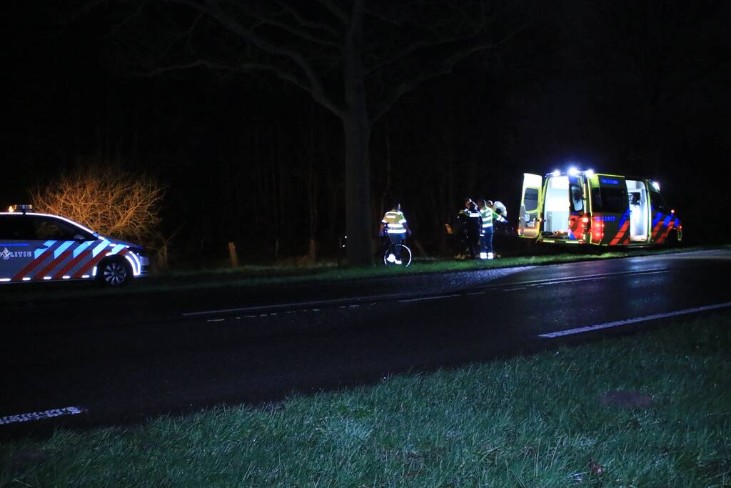 Fietser gewond na val