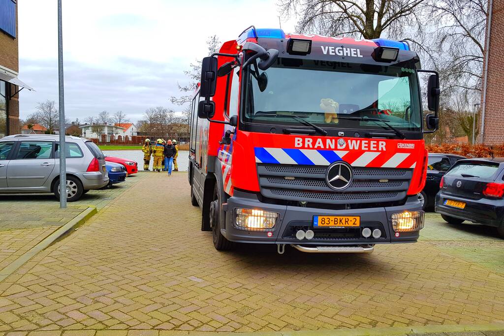Zonnepanelen losgerukt door harde wind